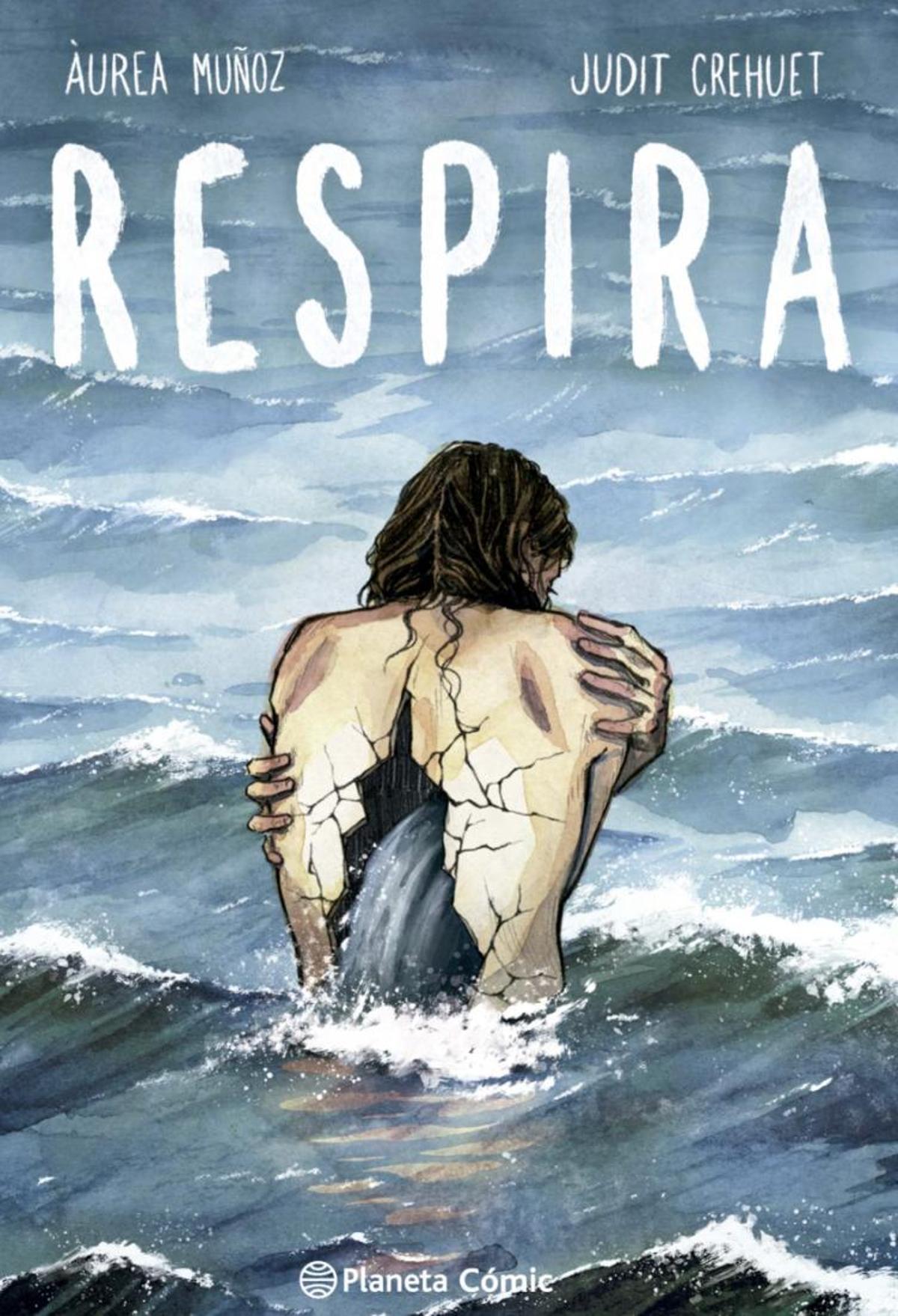 Cubierta de la novela gráfica 'Respira'