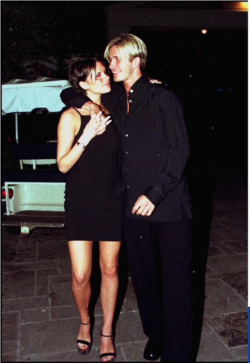 David y Victoria Beckham: igual vestidos de negro