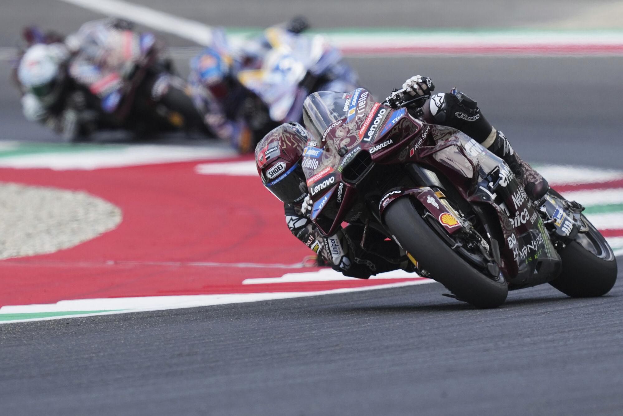La carrera del Gran Premio de Italia de MotoGP, en imágenes.