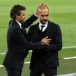 Luis Enrique y Pep Guardiola