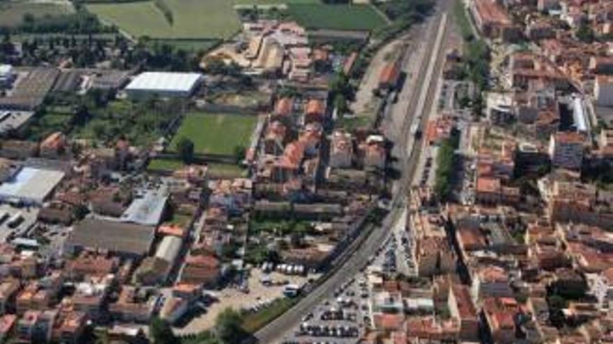 Figueres vista des de l&#039;aire