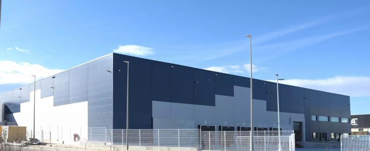 Plataforma logística de Panatonno, que está arrendada por JYSK en Picassent.