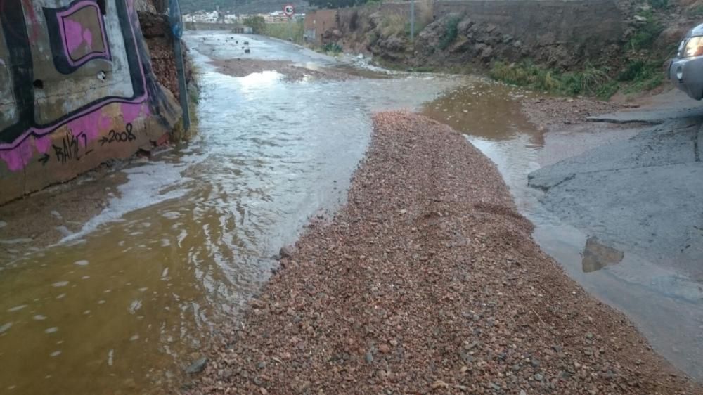 Efectos de la lluvia en El Camp de Morvedre