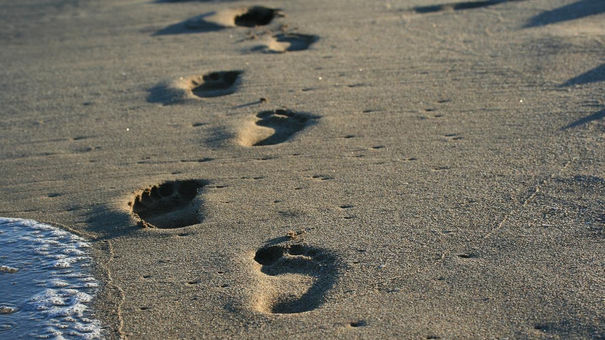 Incluso el ser humano deja rastro de su ADN continuamente; por ejemplo, al caminar descalzo por una playa.