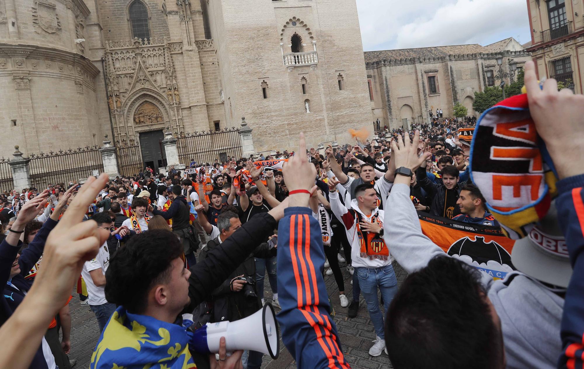 El valencianismo toma Sevilla: así está la ciudad