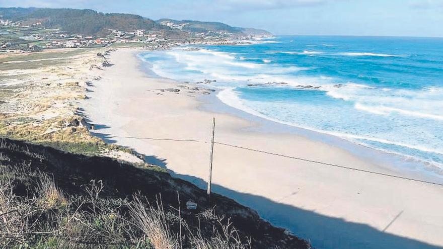 Vista de la playa de Barrañán.