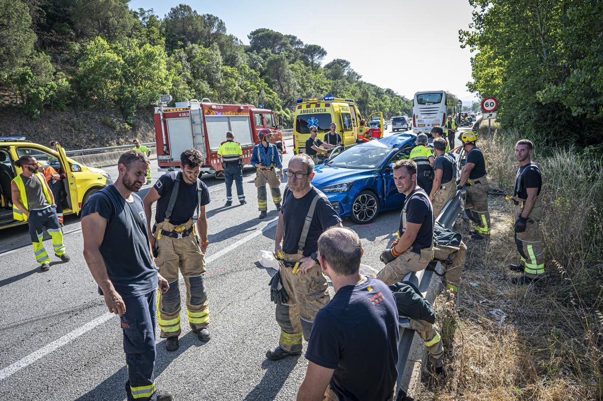 Trágica operación retorno de Sant Joan en la AP-7