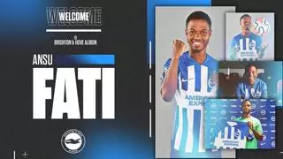 El Barça oficializa la cesión de Ansu Fati al Brighton hasta 2024