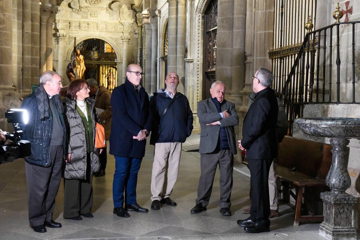 Visita del consejero de Cultura Gonzalo Santonja y del presidente de las Edades del Hombre Abilio Martínez Varea por la XXVIII edición de las Edades del Hombre