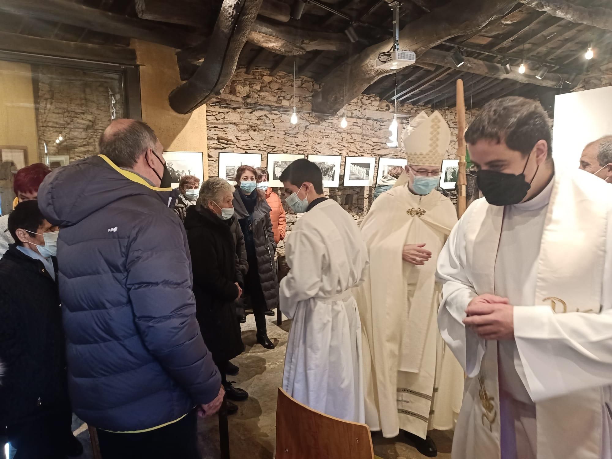 Así ha sido la visita del obispo de Zamora a Bercianos