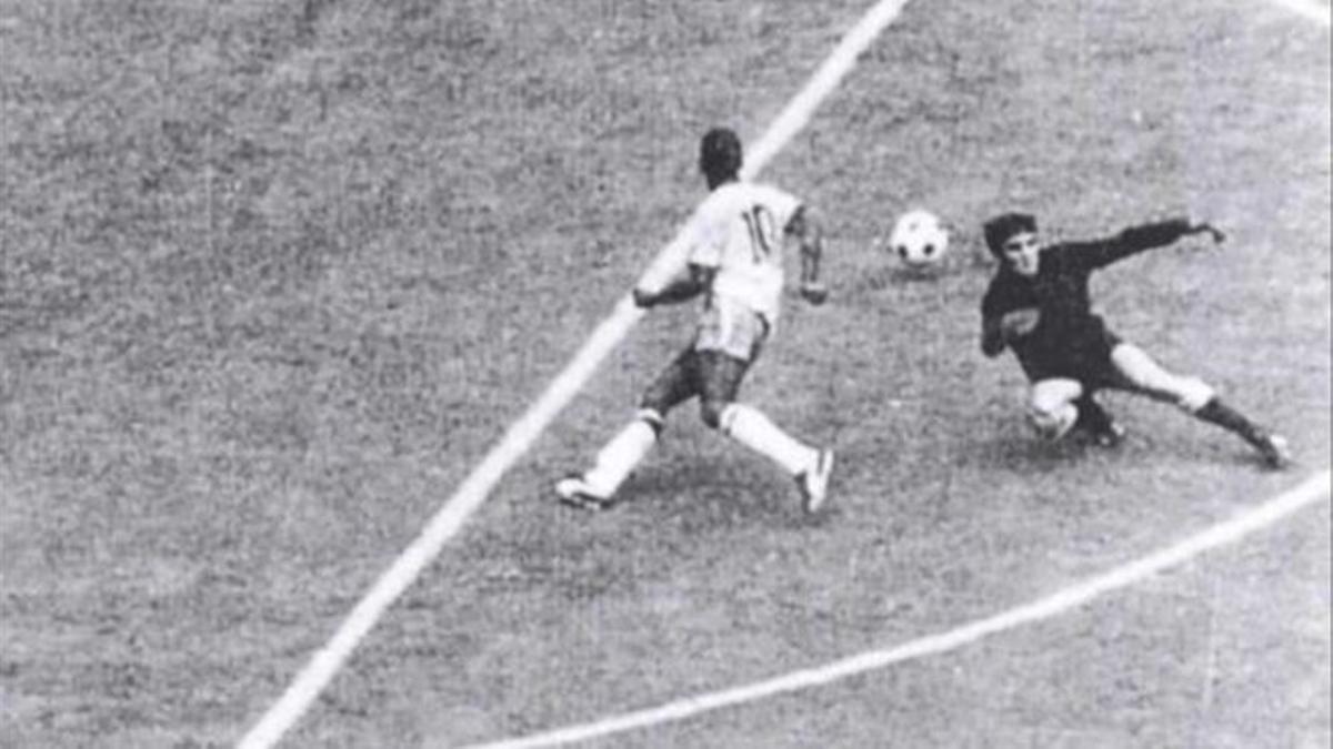 Pelé, en el Mundial de 1970