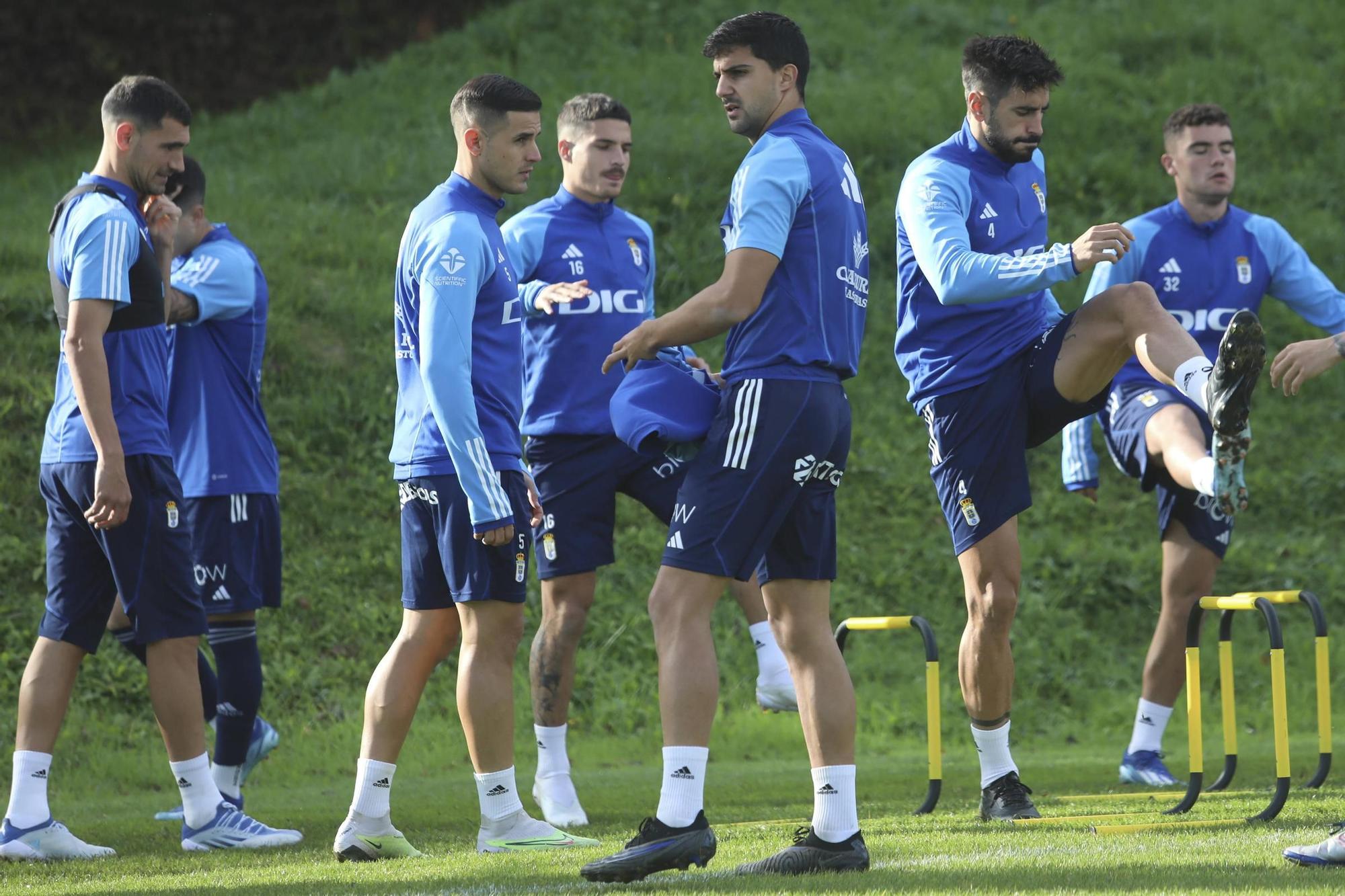 EN IMÁGENES: el entrenamiento del Oviedo