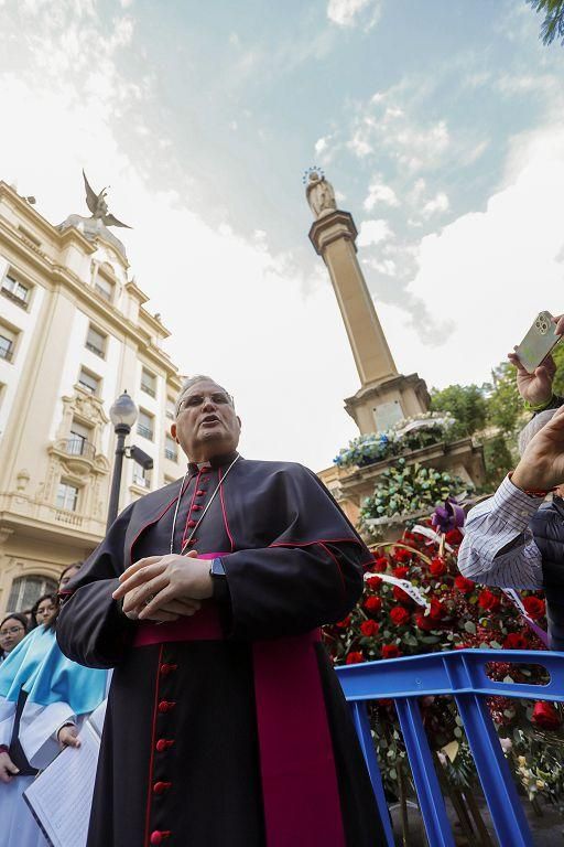 Ofrenda floral y misa por la festividad de la Inmaculada 2023, en imágenes