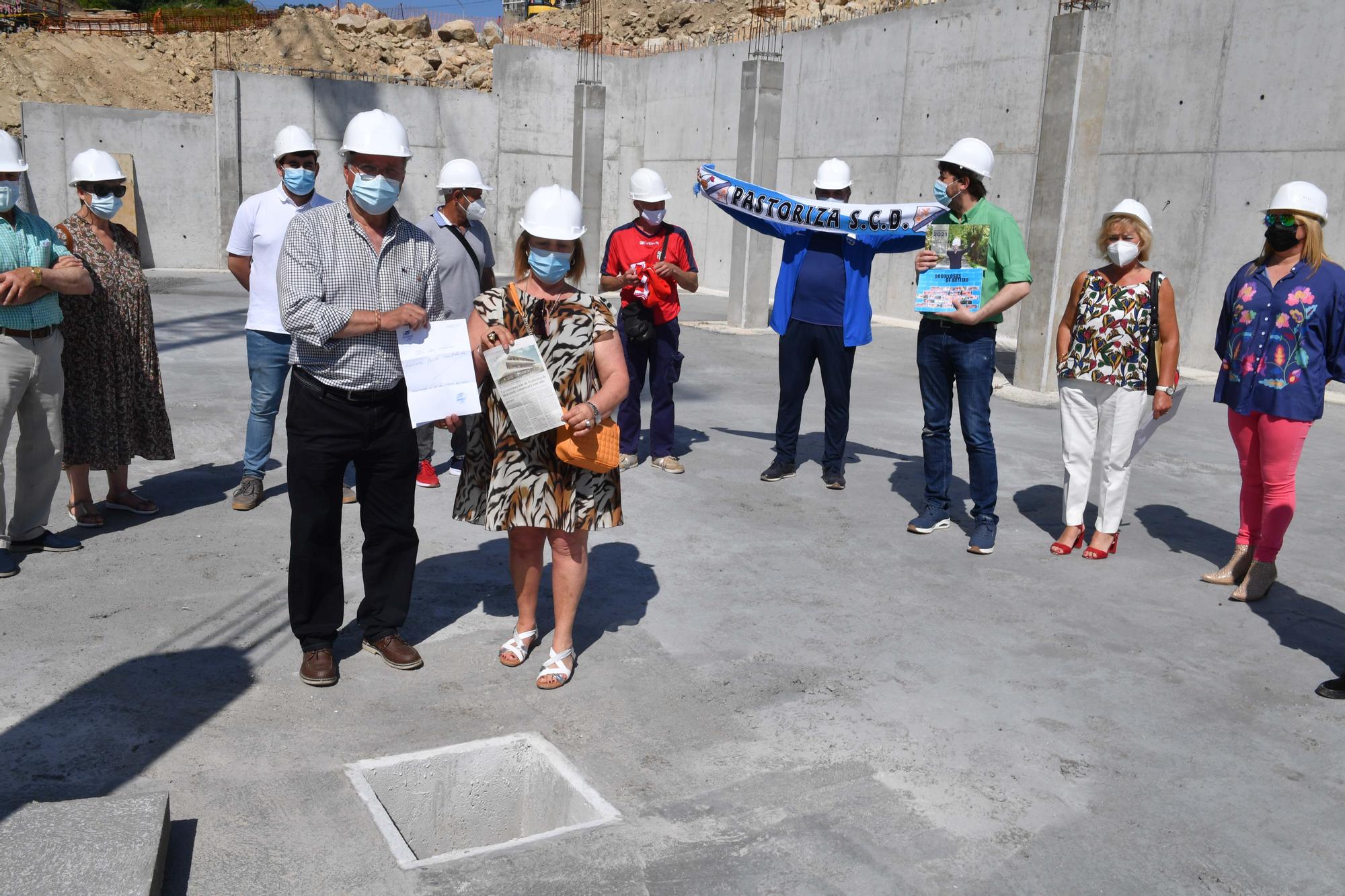 El nuevo complejo de piscinas de Pastoriza/Meicende, en obras