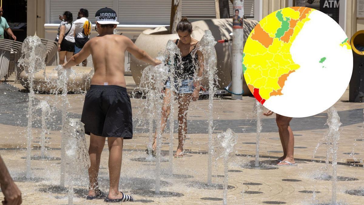 Alerta taronja per altes temperatures a la Comunitat Valenciana