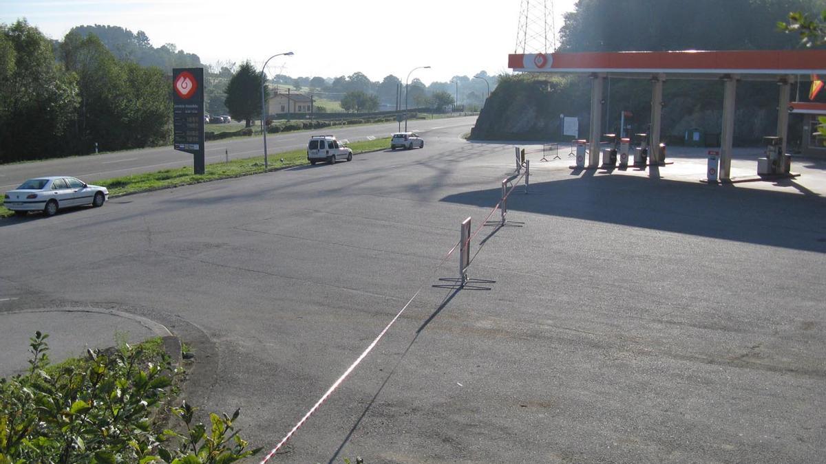 La gasolinera del Remedio, en Nava.