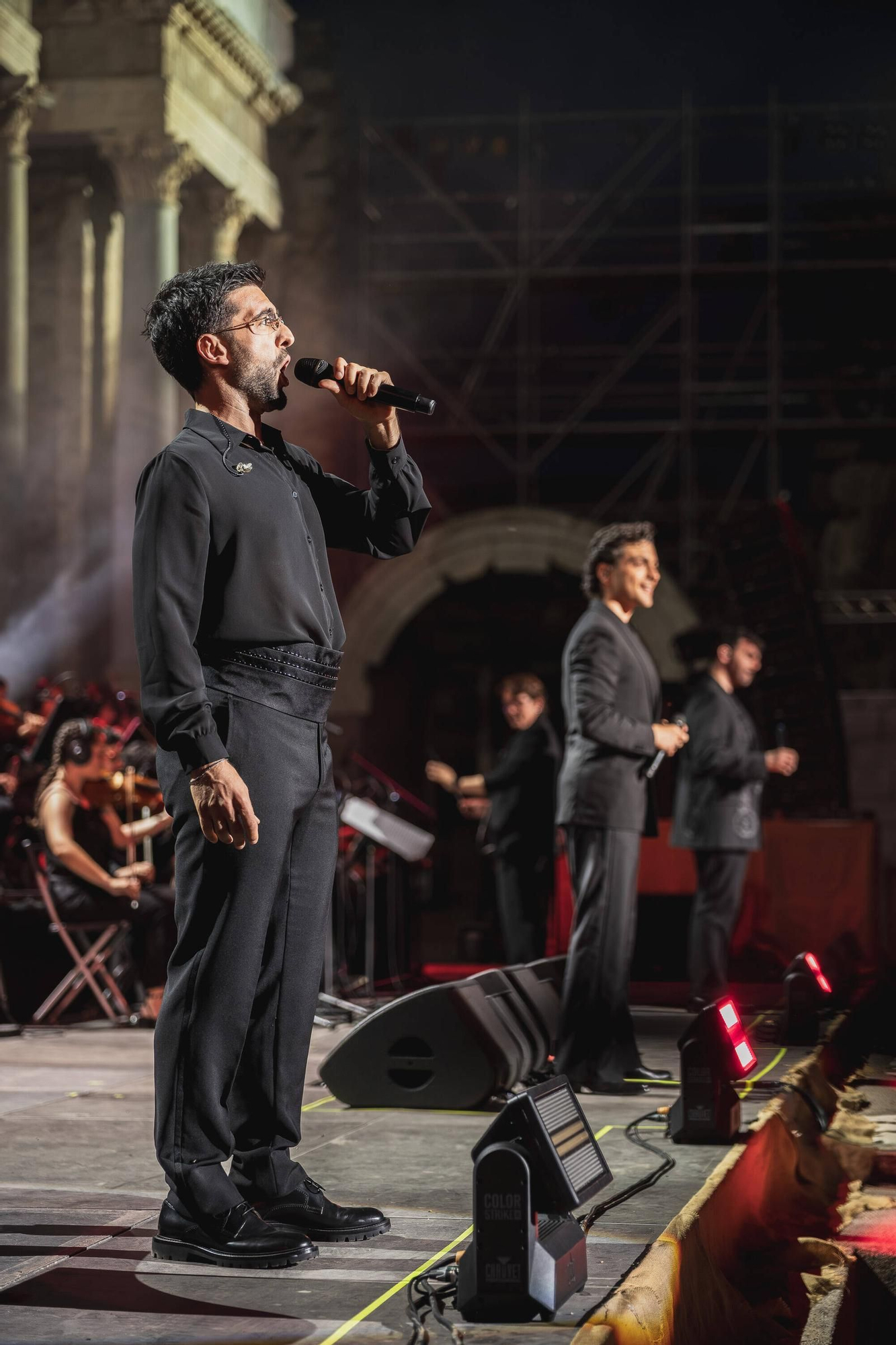 El concierto de Il Volo en el Teatro Romano de Mérida, en imágenes