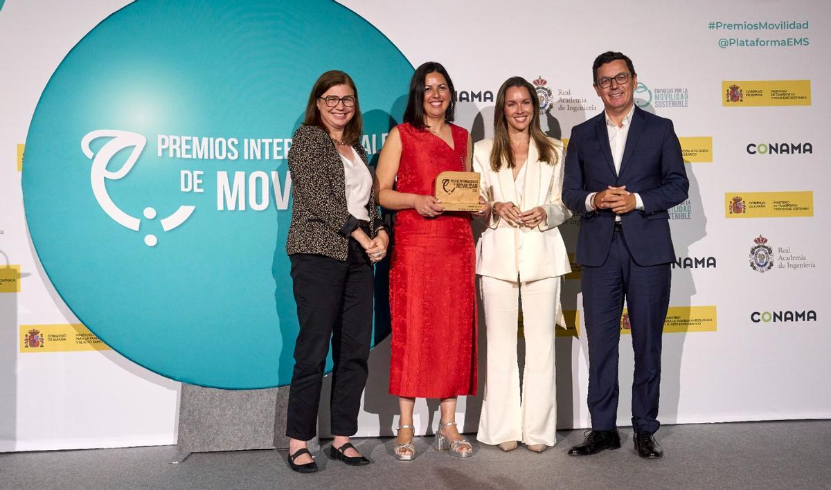 Rosa Martín, Davinia Falcón, María Fernández y Pablo Rodríguez.