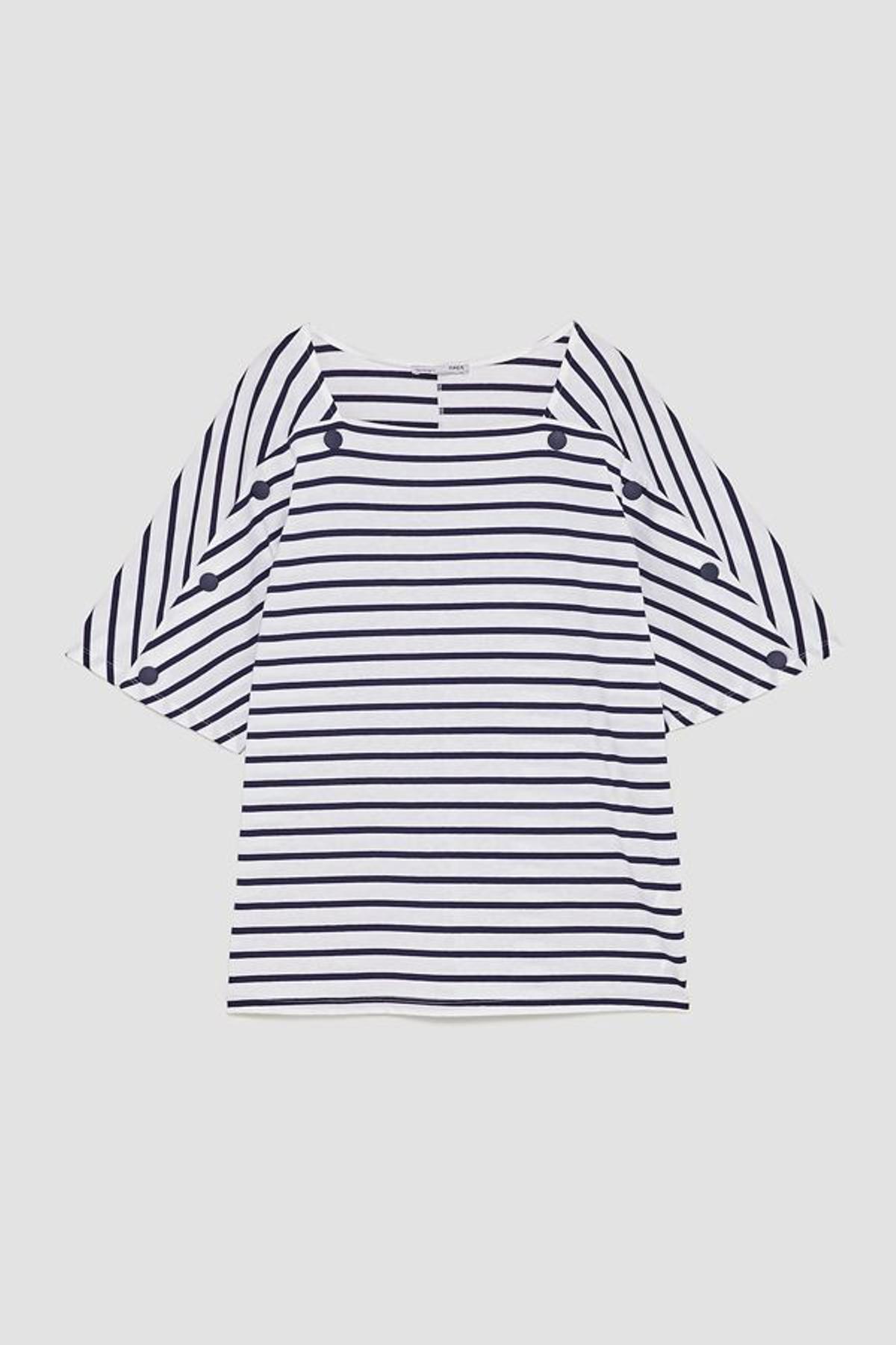 Rebajas en Zara: camiseta de rayas
