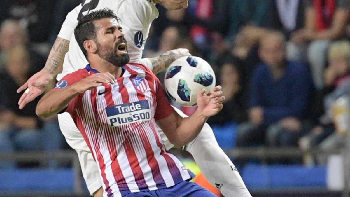 Diego Costa justo antes de marcar