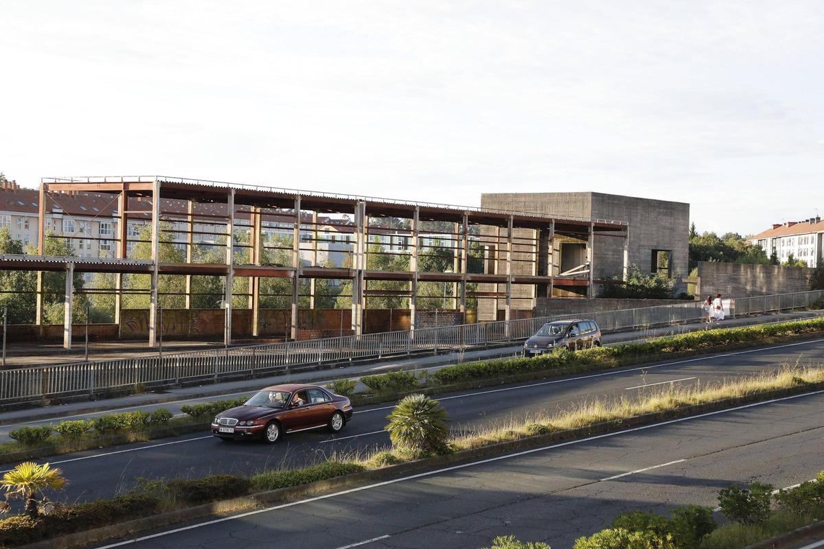 Estrutura do edificio do parque de bombeiros