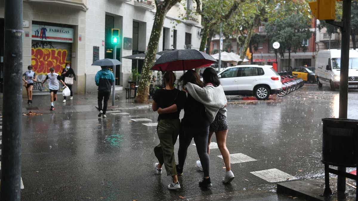 Tarde de lluvia en Barcelona