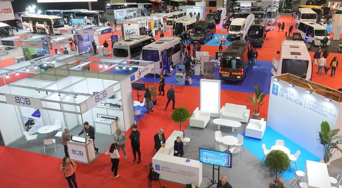 Ambiente de la edición de 2023 del ExpoBus Iberia.