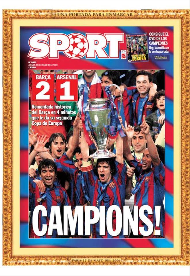 2006 - Histórica remontada del Barcelona ante el Arsenal para conquistar su segunda Champions