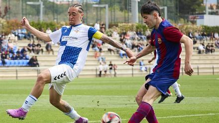 Dani Rodríguez fue decisivo en el partido ante el Sabadell