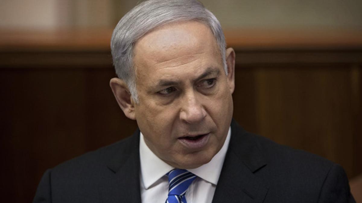 El primer ministro israelí, Benjamin Netanyahu, durante una reunión con su Ejecutivo.