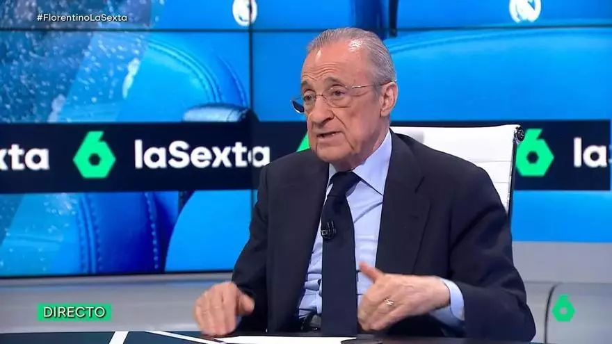 Florentino Pérez, en 'El Chiringuito': "Sabemos quién ha filtrado lo de Tchouaméni y Valverde"