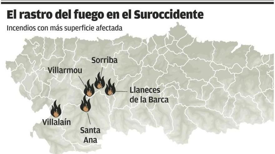 El fuego muere tras arrasar 1.600 hectáreas