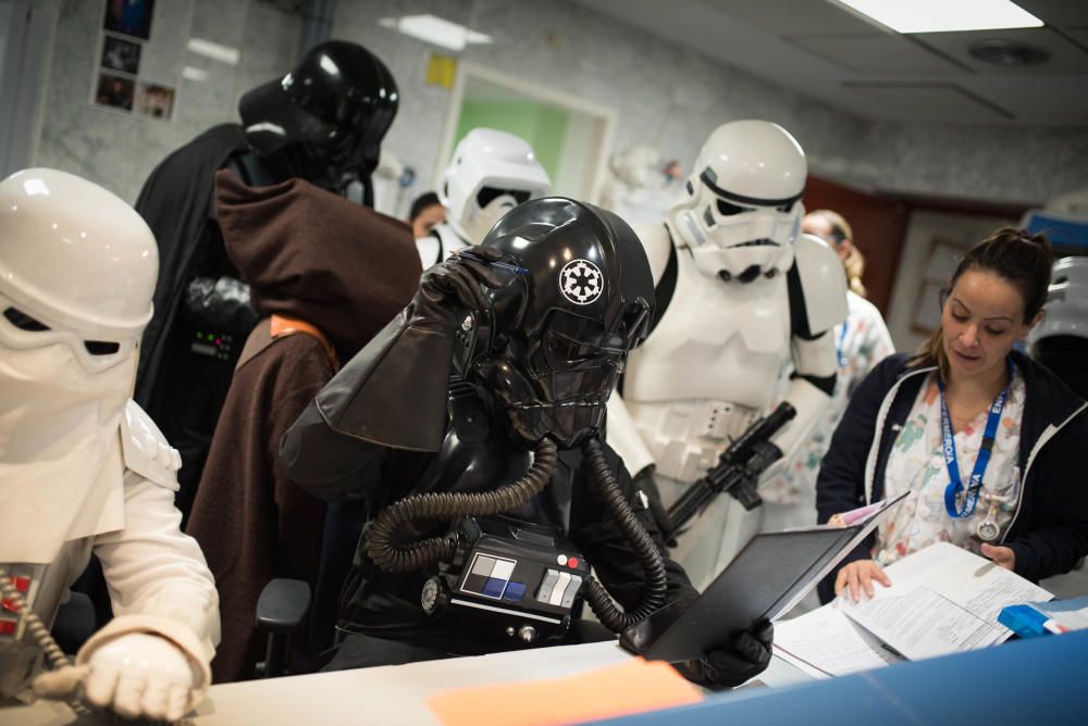 Los personajes de Star Wars visitan La Candelaria