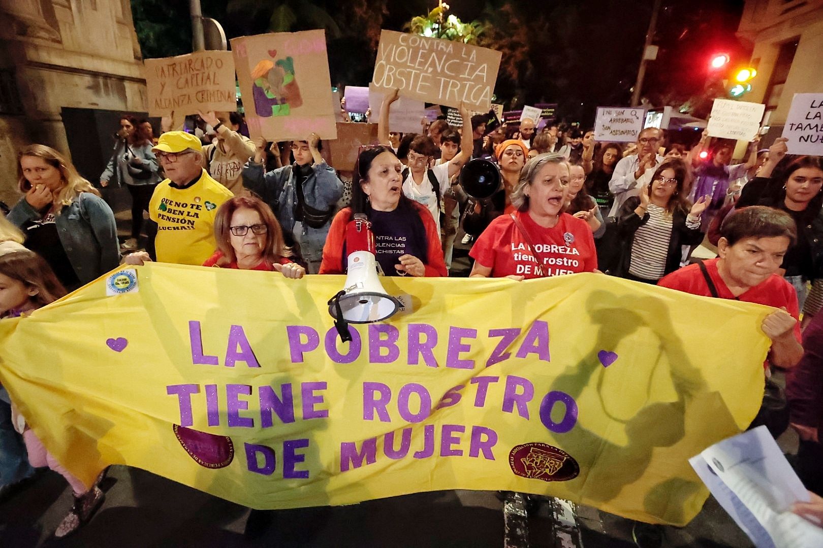 Manifestación por la eliminación de la violencia machista en Santa Cruz