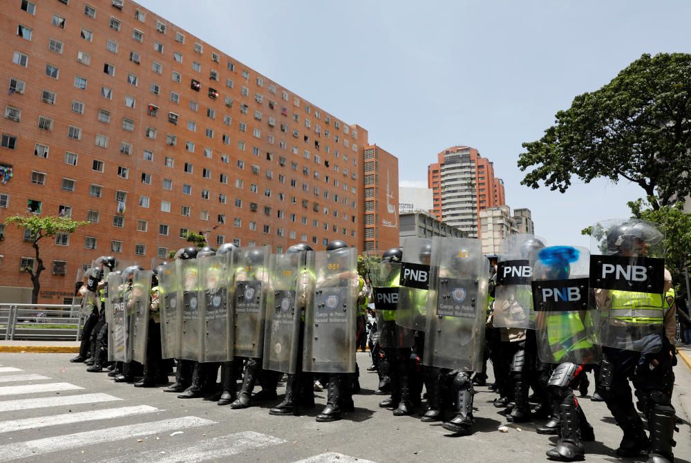 Incidentes en la marcha opositora en Venezuela