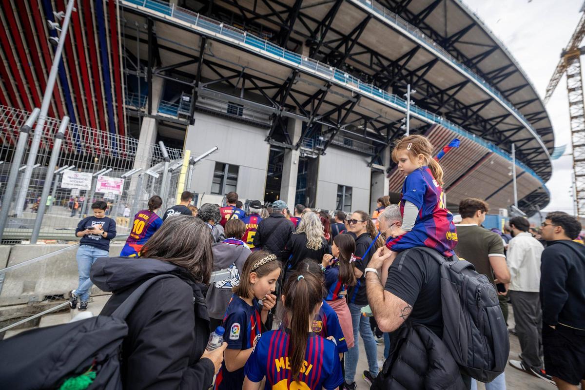 Así está el Camp Nou antes del decisivo partido del Barça femenino contra el Bayern