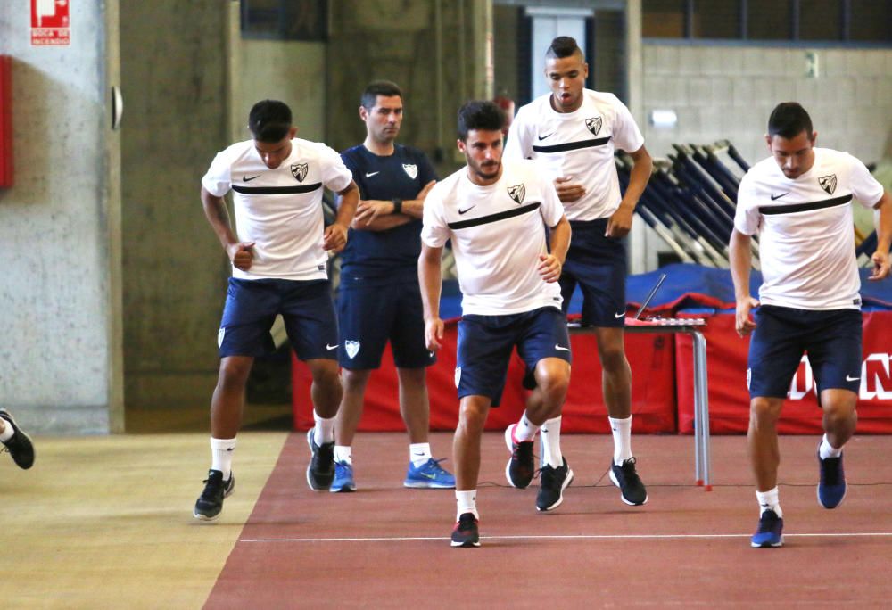 Primer entrenamiento del Málaga CF 2016/17