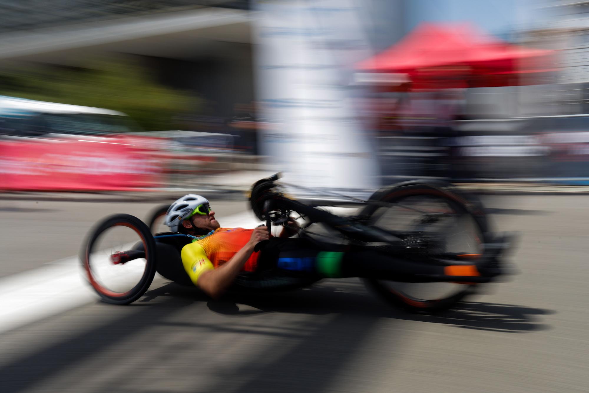 Así han sido las pruebas de ciclismo adaptado en La Marina