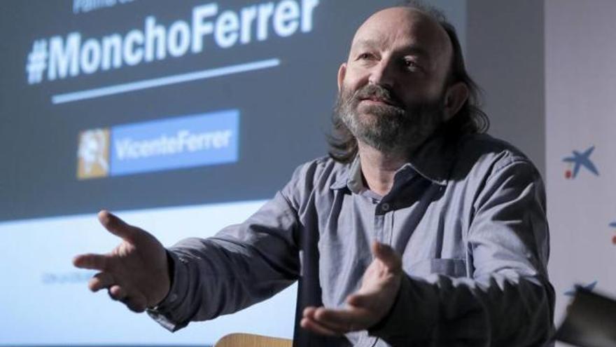 Moncho Ferrer, durante la charla impartida ayer en Palma.