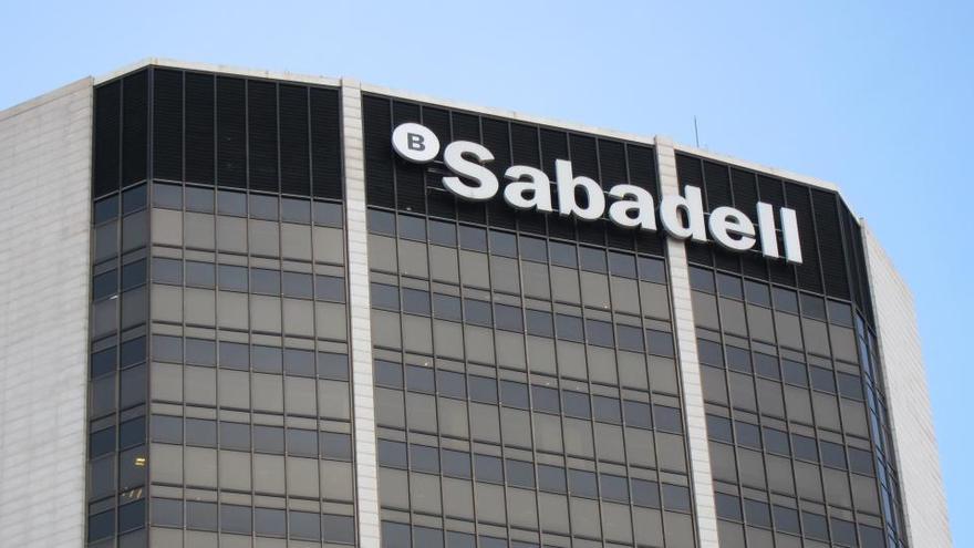 Una imagen de archivo de la sede de Banco Sabadell en Barcelona.