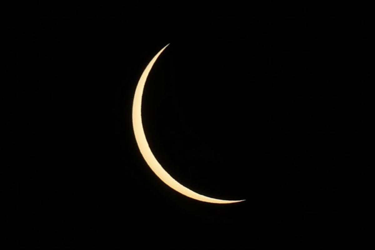 El eclipse solar deja imágenes únicas desde el enclave arqueológico de Ategua en Córdoba El eclipse solar deja imágenes únicas desde el enclave arqueológico de Ategua en Córdoba