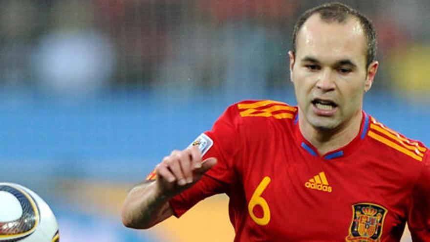 Andrés Iniesta estará en el España-Chile.