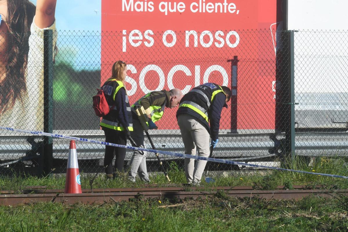 Registro de la zona en la que murió un hombre en Navidad de 2023 tras recibir varios disparos de un policía.