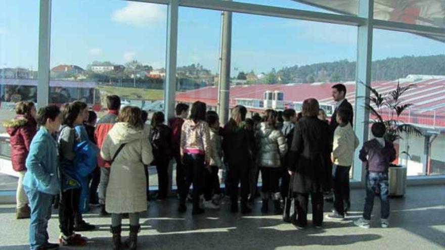 Los escolares descubren el aeropuerto