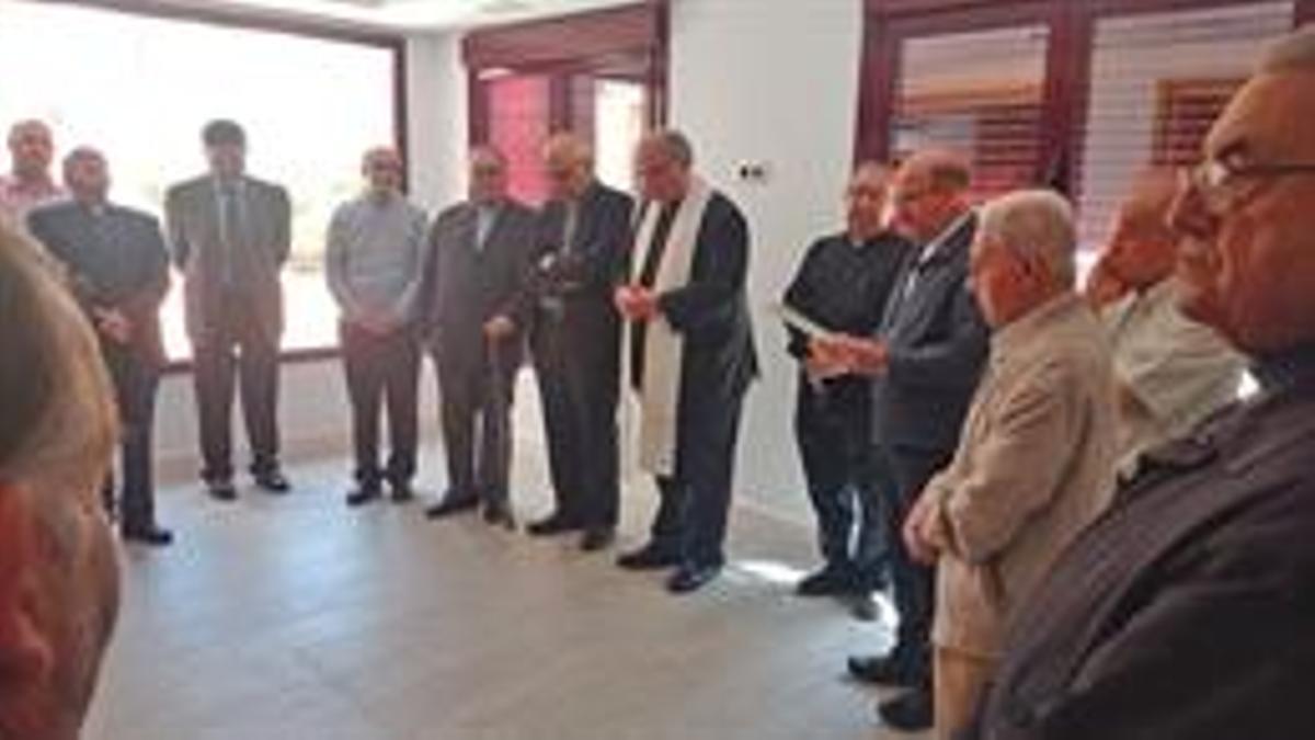 El Arzobispo en la inauguración de la Casa Sacerdotal.