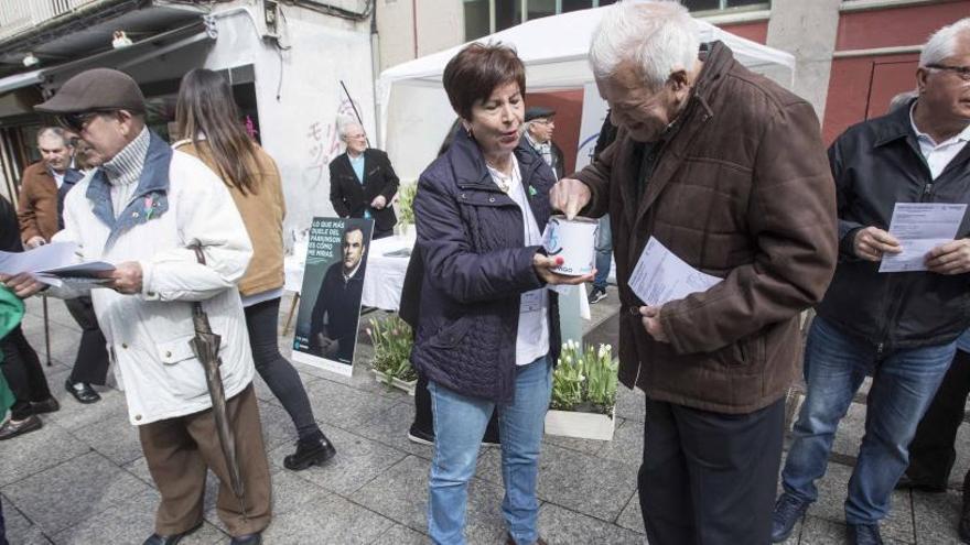 Campaña de la Asociación Parkinson Vigo en O Calvario