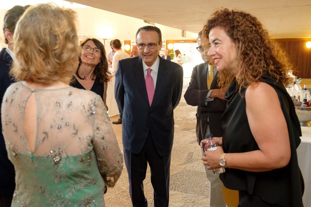 Cristina Martín, Javier Moll y Pilar Costa