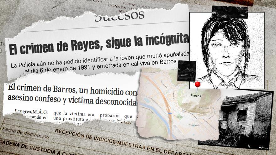 Identifican a la víctima del "crimen de Reyes", un asesinato cometido en Asturias hace 34 años: la fallecida era una joven avilesina que fue apuñalada y enterrada en cal viva en Langreo