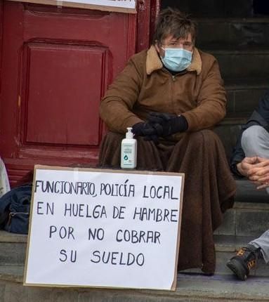 El agente de la Policía Local de Alburquerque Juan Pedro Pulido.