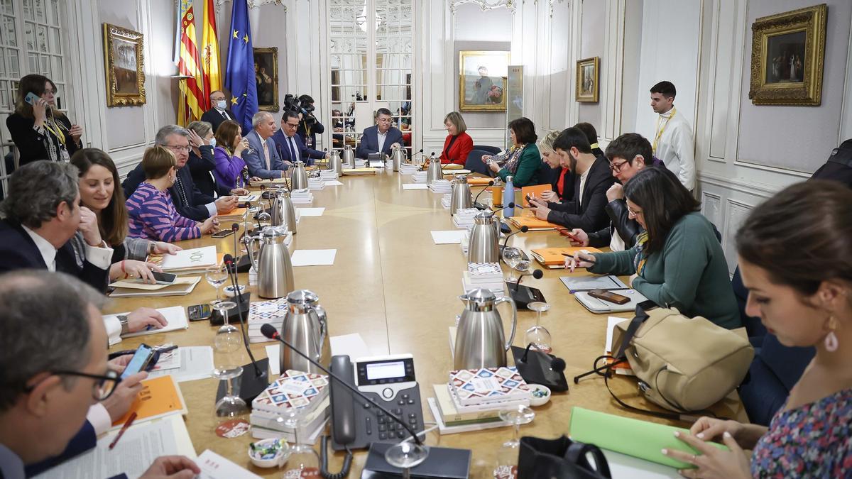 Imagen de la Junta de Síndics que se ha celebrado este martes en las Cortes